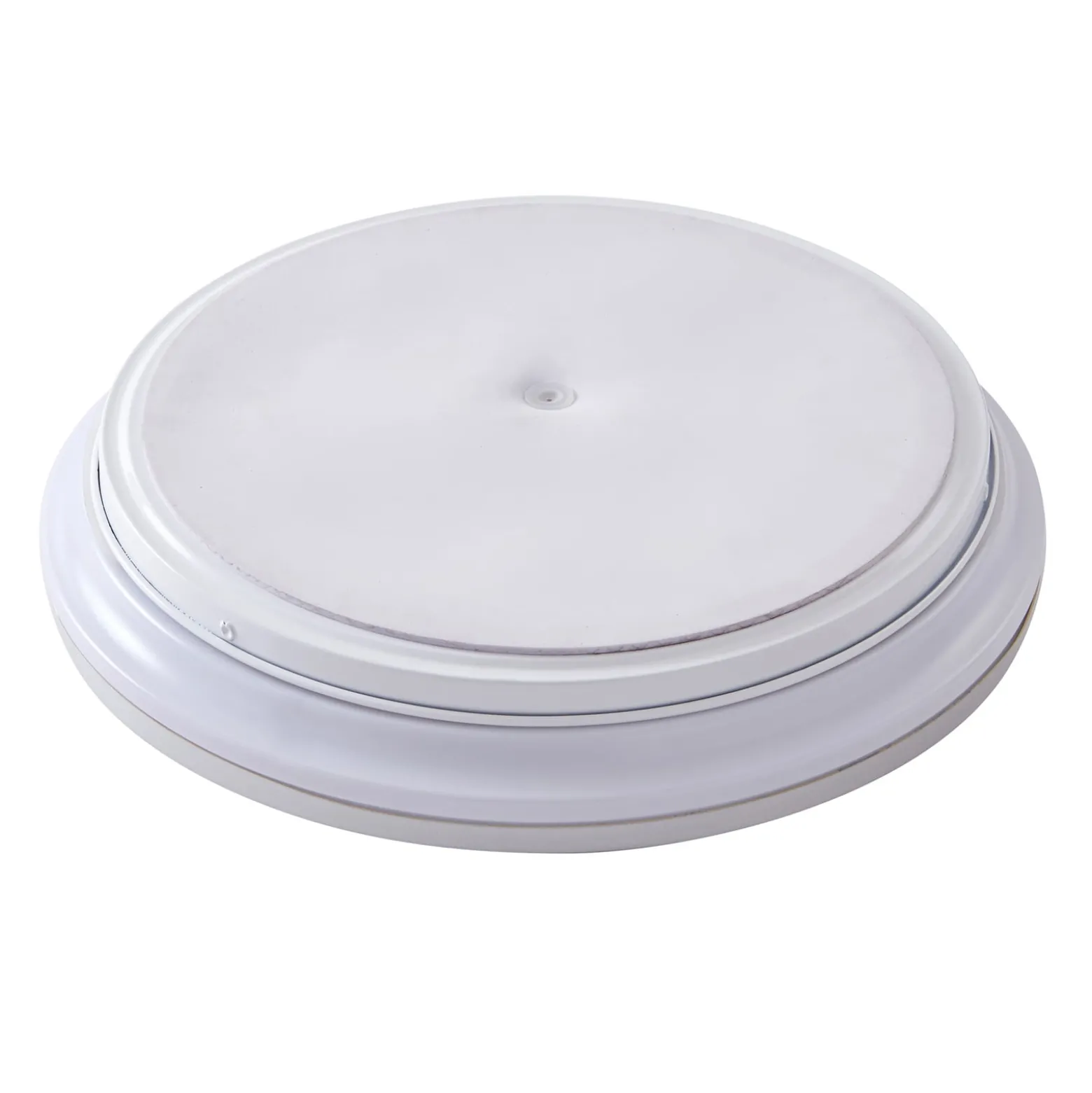 Lindby LED-kattovalaisin Furgo, hopea/valkoinen, muovi, IP44