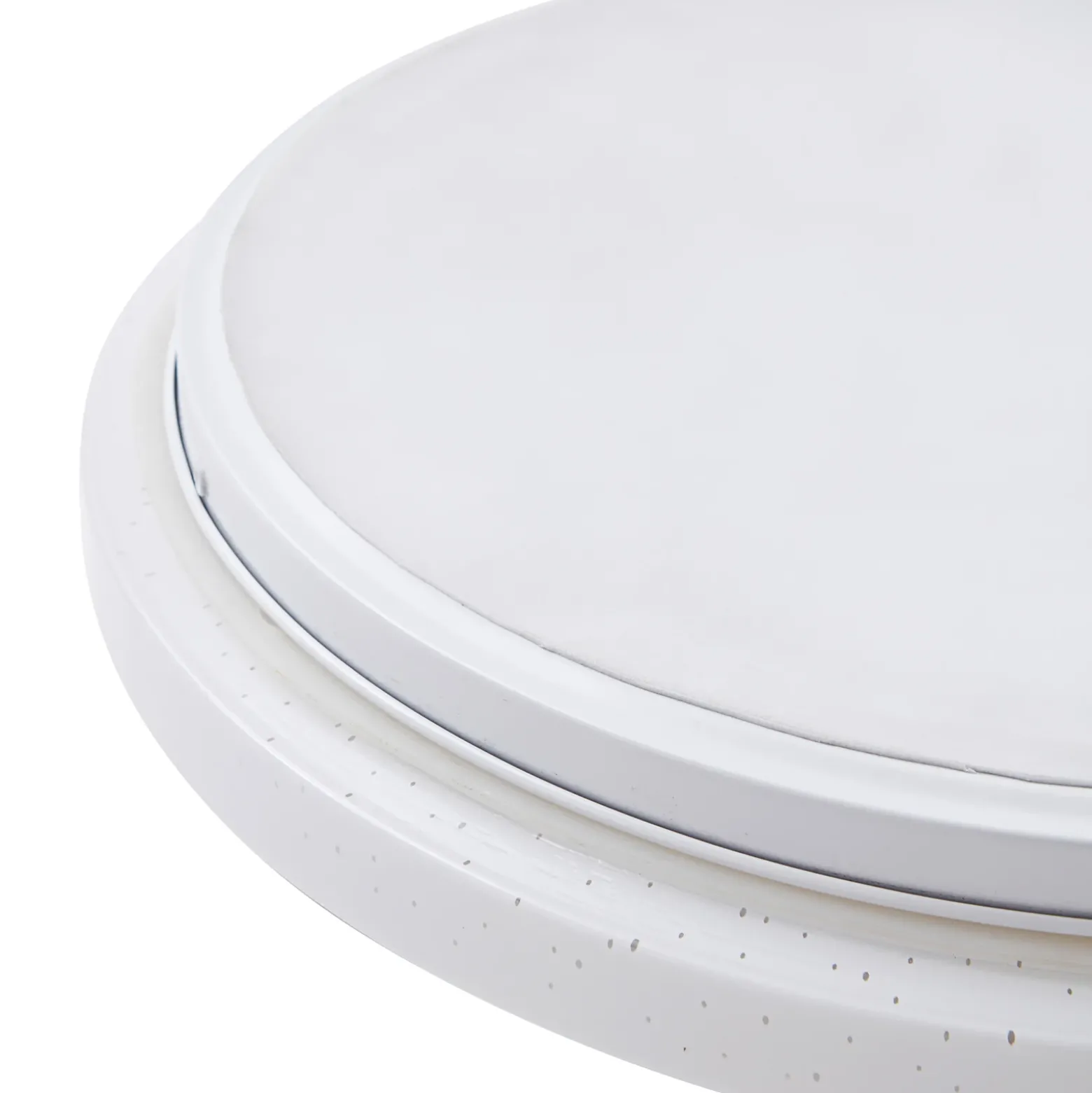 Lindby LED-kattovalaisin Glamo, Ø 39 cm, kromi, valkoinen, IP44