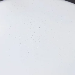 Lindby LED-kattovalaisin Glane, Ø 38 cm, musta/valkoinen, IP44
