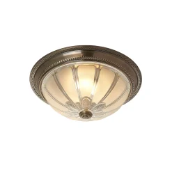 Lindby LED-kattovalaisin Henja, antiikkimessinki, Ø 32 cm, himmennettävä