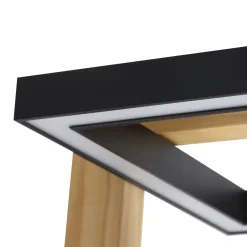 Lindby LED-kattovalaisin Holamu, 80 cm, puu