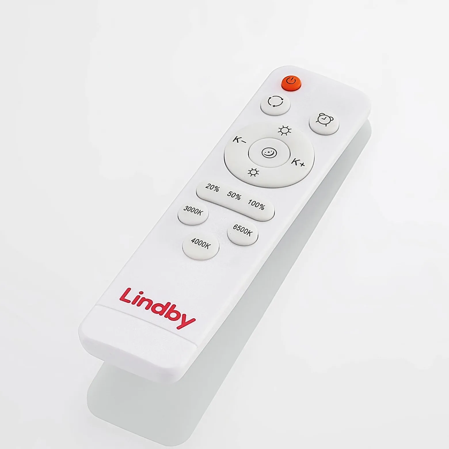 Lindby LED-kattovalaisin Hudsona, halkaisija 49 cm, puu, ruskea