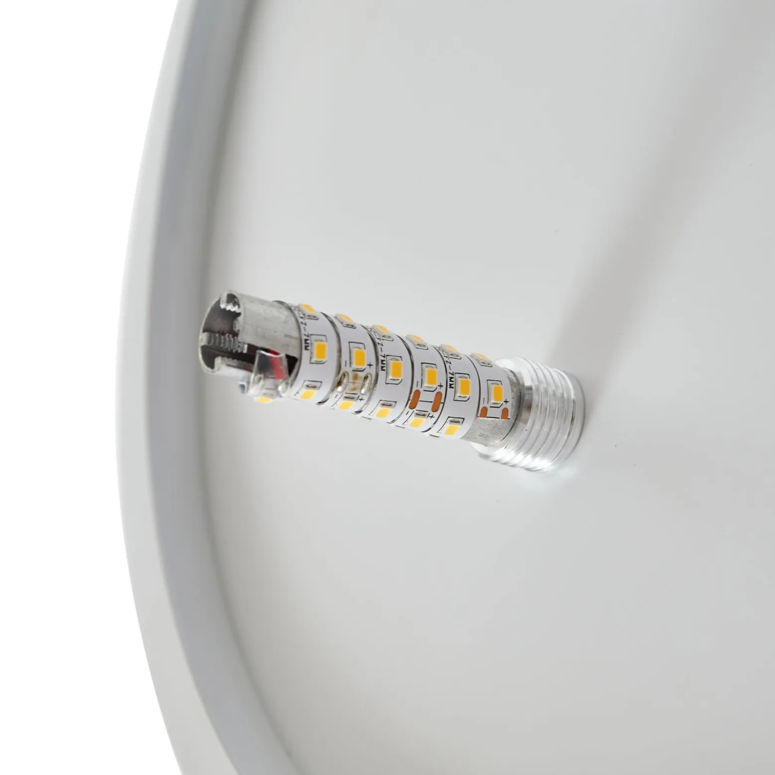 Lindby LED-kattovalaisin Kosmo, 40 cm, valkoinen, metalli, maa