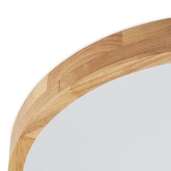 Lindby LED-kattovalaisin Lanira, Ø 60 cm, puu, kaukosäädin, CCT