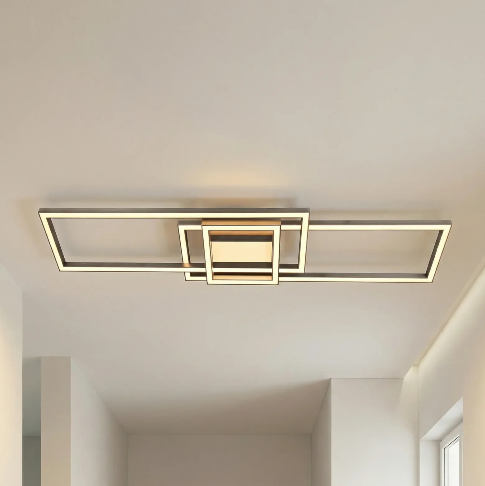 Lindby LED-kattovalaisin Mairin, CCT, kaukosäädin, himmennettävä