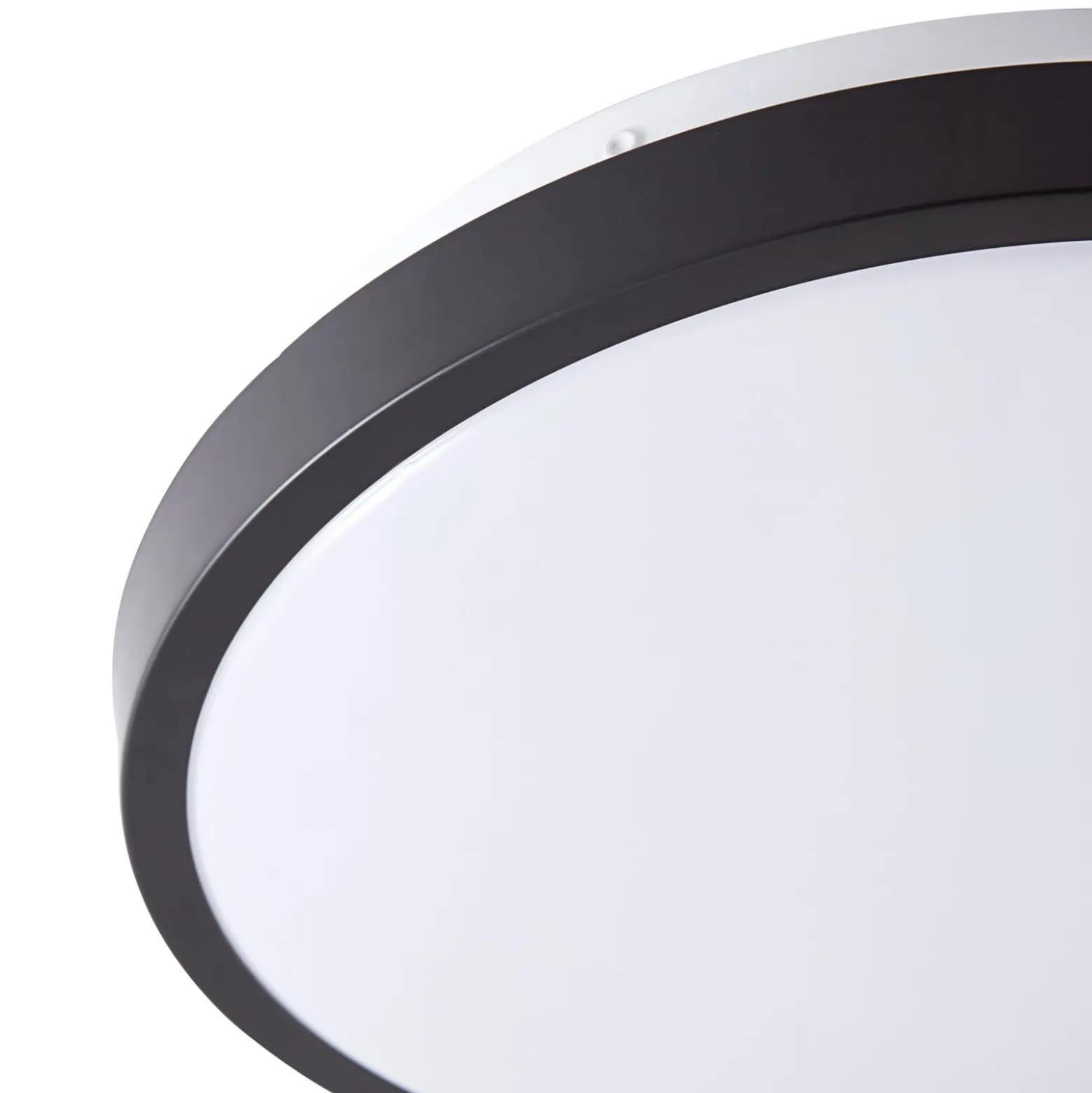 Lindby LED kattovalaisin Medon Ø 29 cm musta muovi IP44