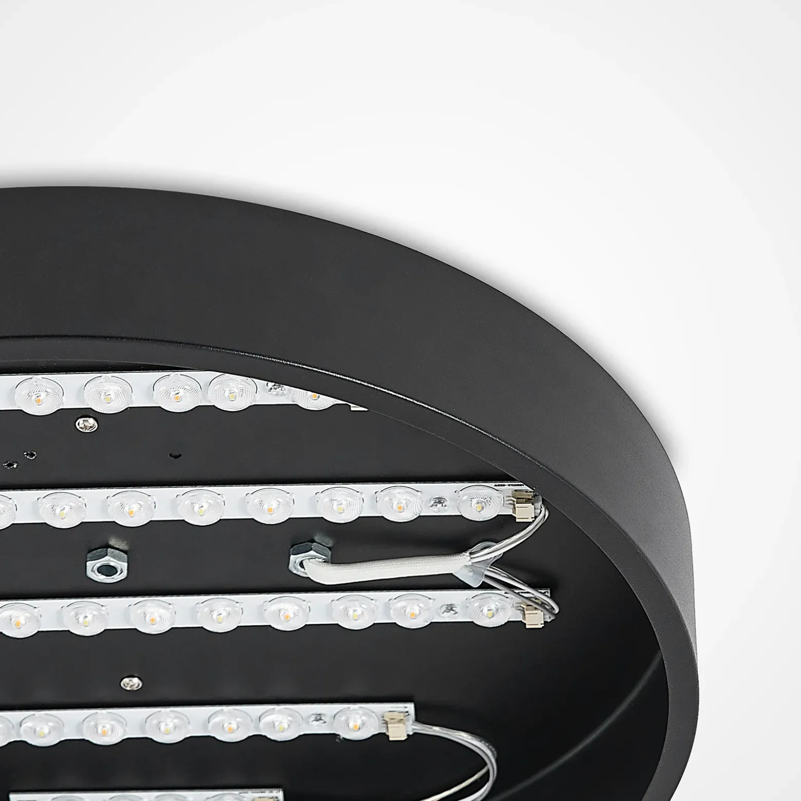 Lindby LED-kattovalaisin Milada, musta, CCT, kaukosäädin