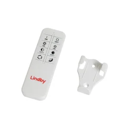 Lindby LED-kattovalaisin Milada, musta, CCT, kaukosäädin