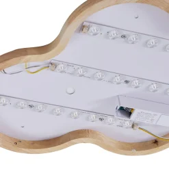 Lindby LED-kattovalaisin Pilvi, muovia, pilvi, 50 cm