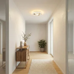 Lindby LED-kattovalaisin Rebeka, Ø 50 cm, CCT, kaukosäädin