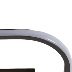Lindby LED-kattovalaisin Romilda, harmaa, puu, 37 cm leveä