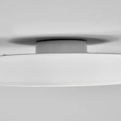 Lindby LED-kattovalaisin Saira, Ø 30 cm, valkoinen, tekstiili