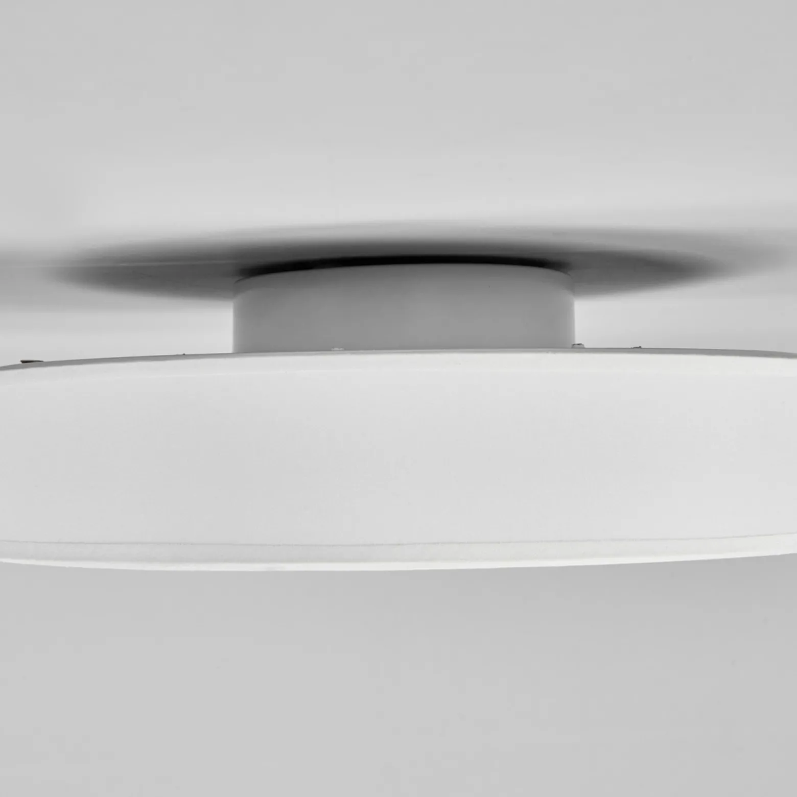 Lindby LED-kattovalaisin Saira, Ø 30 cm, valkoinen, tekstiili