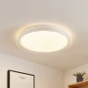 Lindby LED-kattovalaisin Sleya Ø 50 cm, valkoinen, CCT, himmennettävä