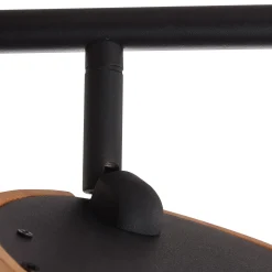 Lindby LED-kohdevalaisin Manel, puu, 84 cm pitkä, 4-valo, 4 valoa