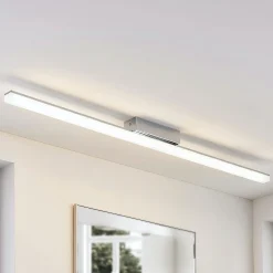 Lindby LED-kylpyhuoneen kattovalaisin Levke, 116 cm, himmennettävä, IP44