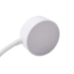 Lindby LED-ladattava kiinnitysvalo Maori, valkoinen, metalli, CCT, himmeä.