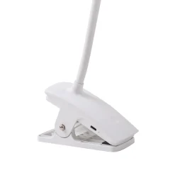 Lindby LED-ladattava kiinnitysvalo Maori, valkoinen, metalli, CCT, himmeä.
