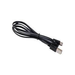 Lindby LED ladattava pöytävalaisin Janea CROSS, musta, metallia