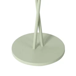 Lindby LED-ladattava pöytävalaisin Janea CROSS, vihreä, metallia