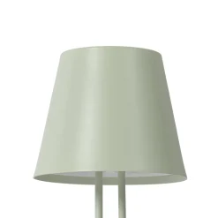 Lindby LED ladattava pöytävalaisin Janea TWIN, vihreä, metallia