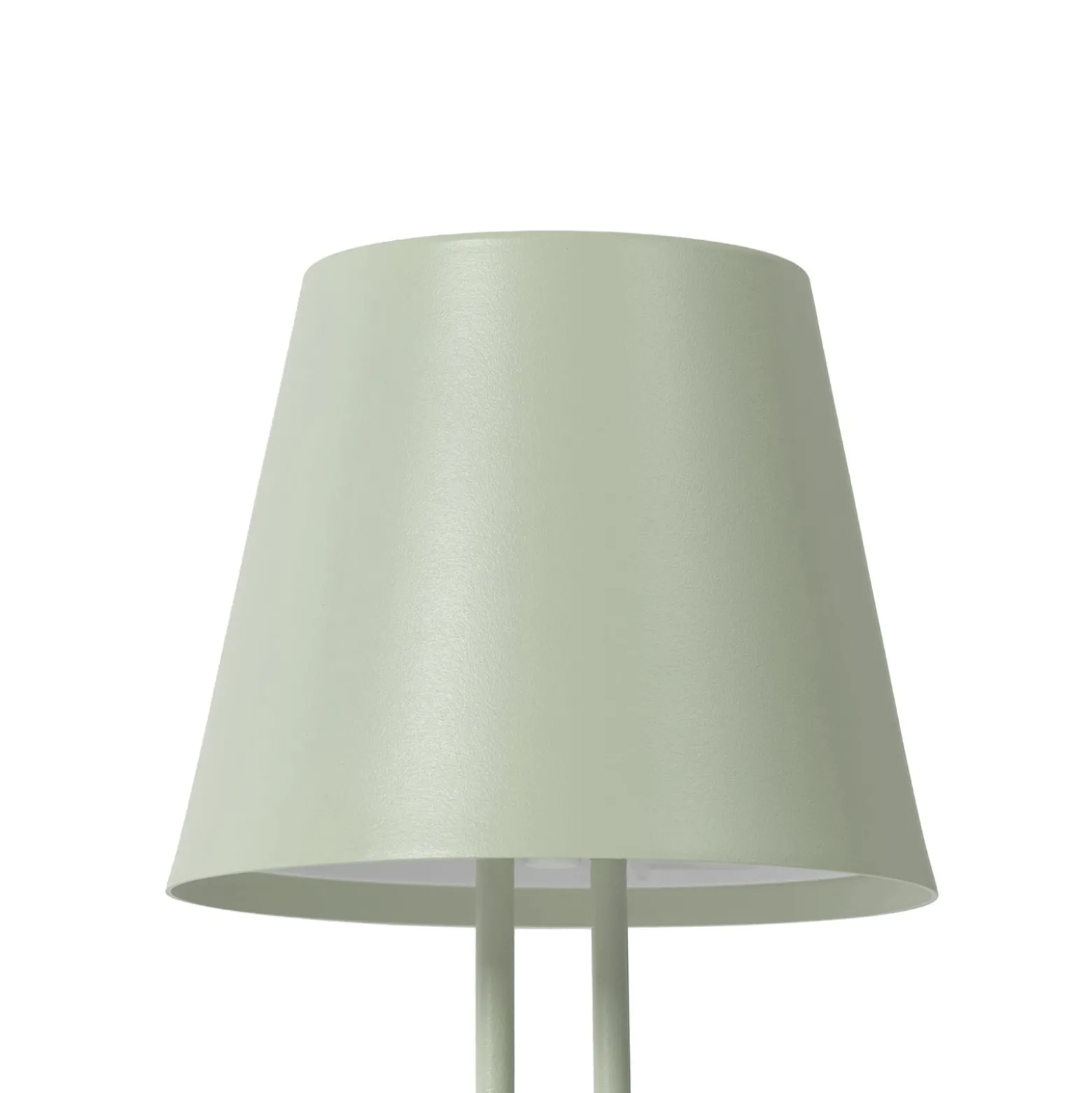 Lindby LED ladattava pöytävalaisin Janea TWIN, vihreä, metallia