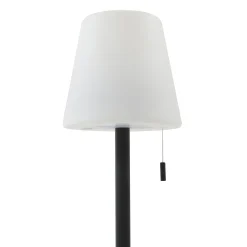 Lindby LED-ladattava valaisin Azalea musta alumiini CCT korkeussäädettävä