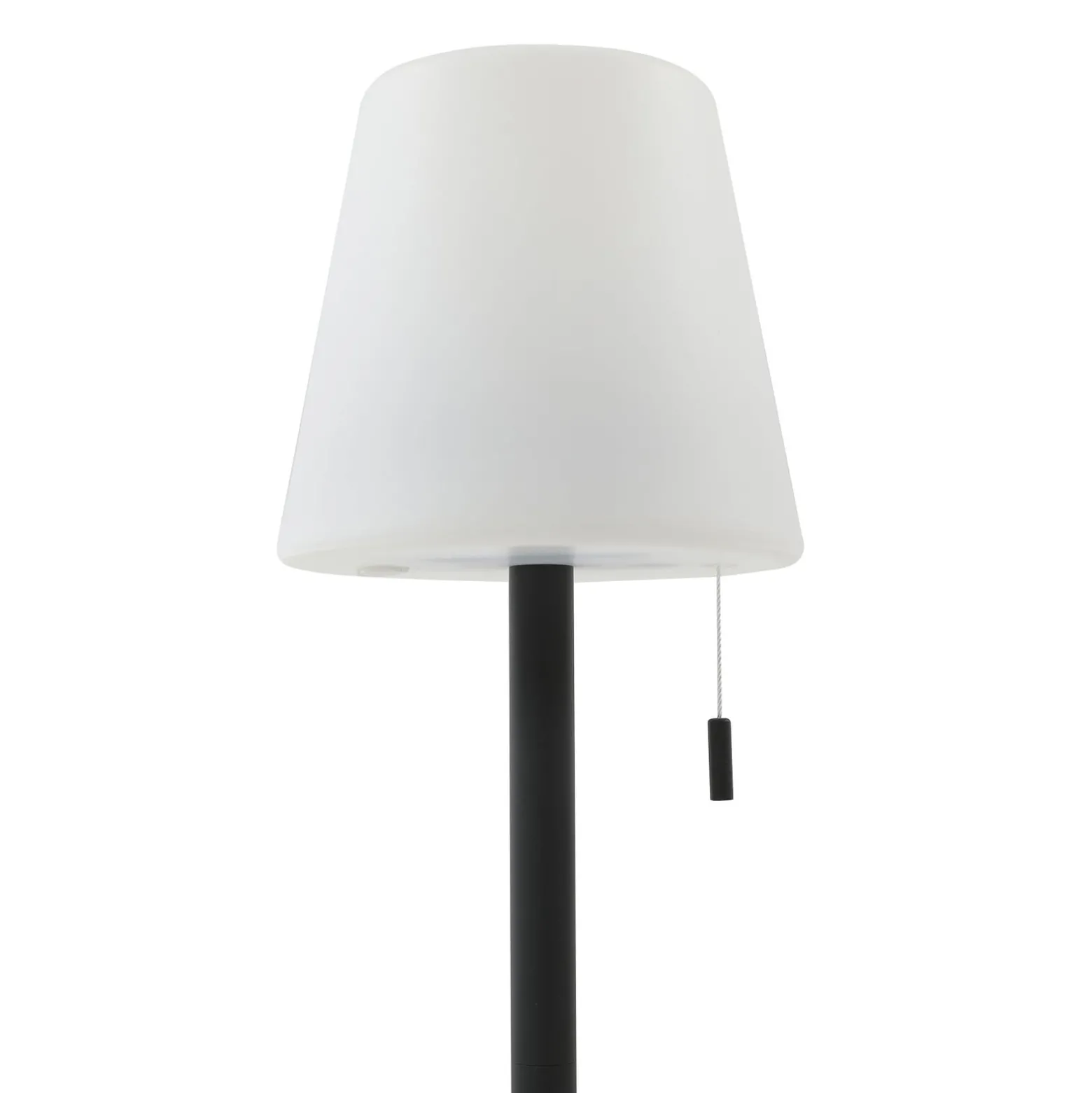 Lindby LED-ladattava valaisin Azalea musta alumiini CCT korkeussäädettävä