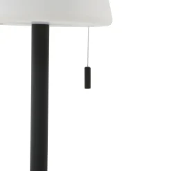 Lindby LED-ladattava valaisin Azalea musta alumiini CCT korkeussäädettävä