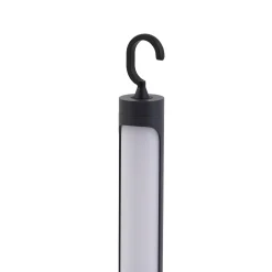 Lindby LED-ladattava valaisin Kompis, antrasiitti, himmennettävä, IP54