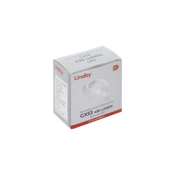 Lindby LED-lamppu, GX53 4,8 W, 4 200 K, valkoinen, Ø 7,5 cm