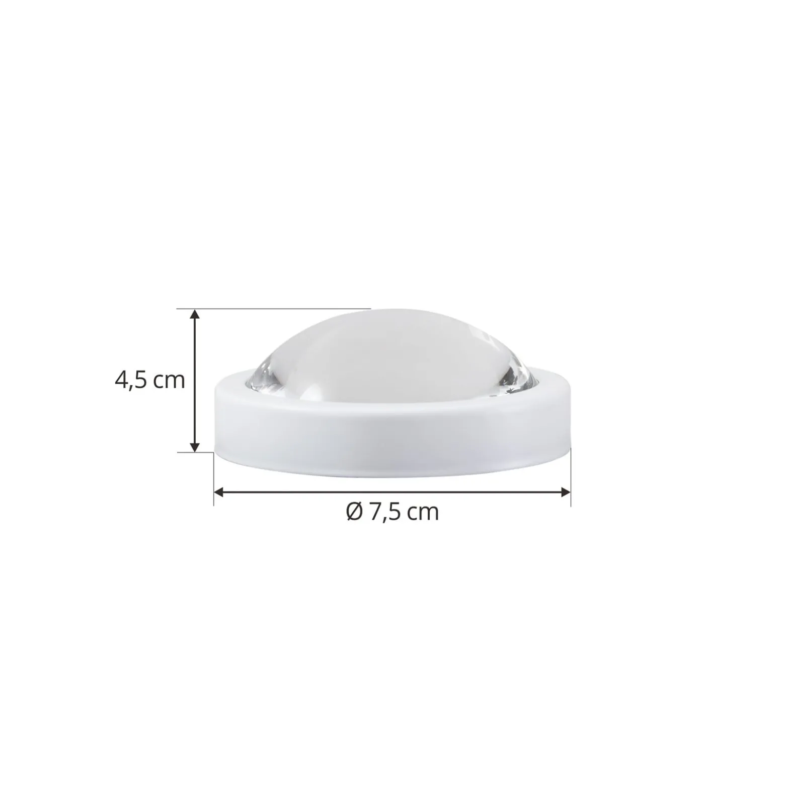 Lindby LED-lamppu, GX53 4,8 W, 4 200 K, valkoinen, Ø 7,5 cm