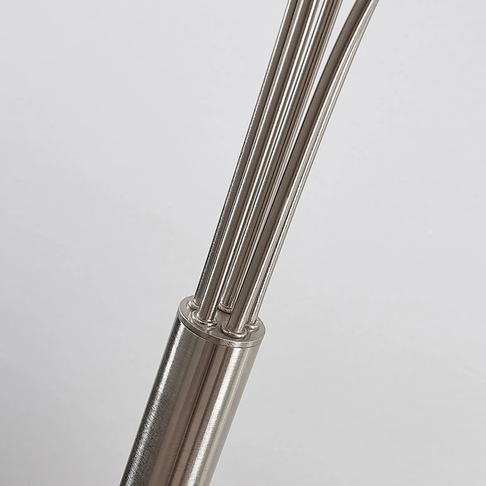 Lindby LED-lattiavalaisin Anea, 179 cm, 5-valo, nikkelin värinen