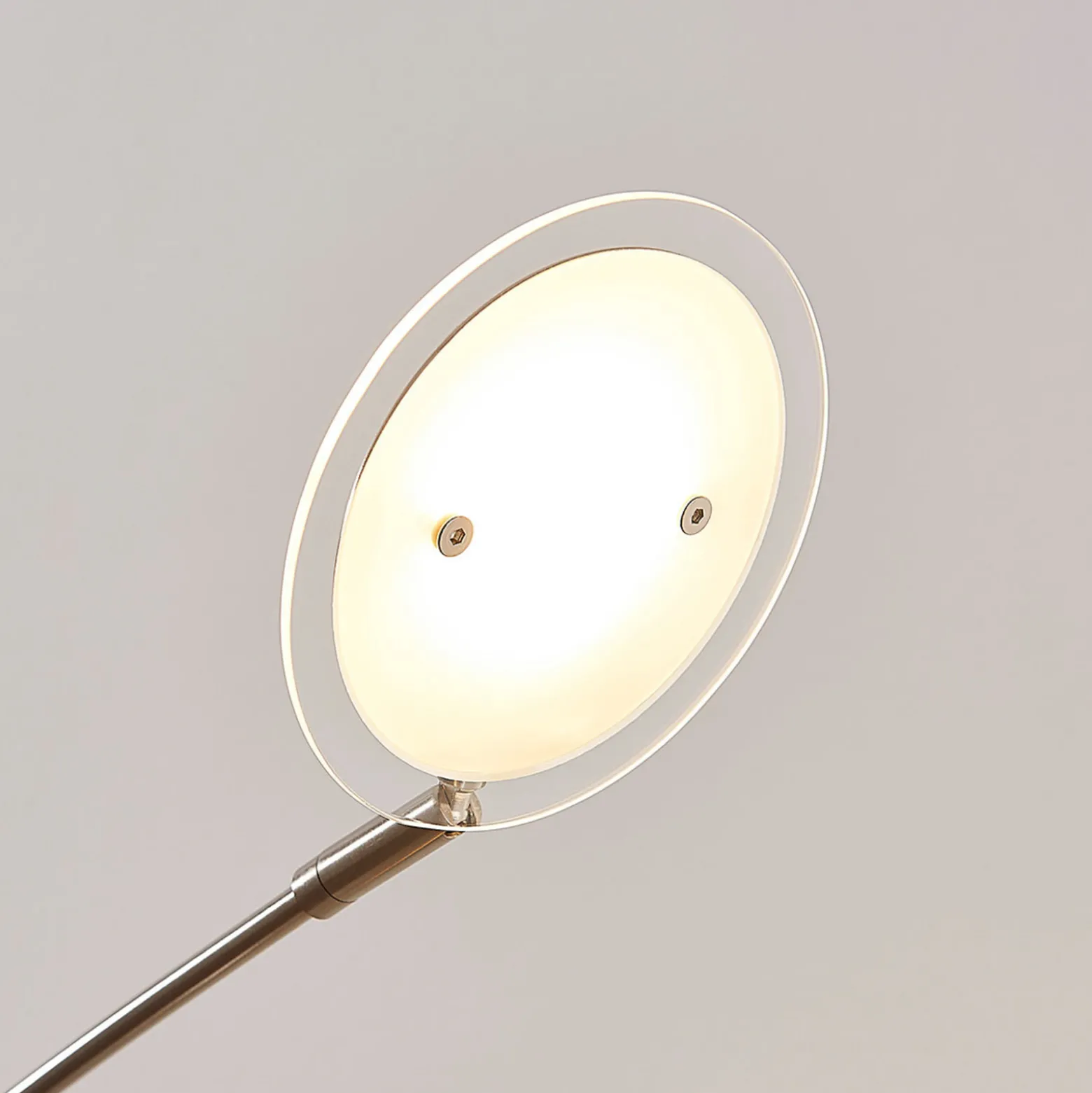 Lindby LED-lattiavalaisin Anea, 179 cm, 5-valo, nikkelin värinen
