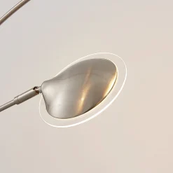 Lindby LED-lattiavalaisin Anea, 179 cm, 5-valo, nikkelin värinen