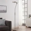 Lindby LED-lattiavalaisin Darion, harmaa, metallia, himmennettävä, 180cm