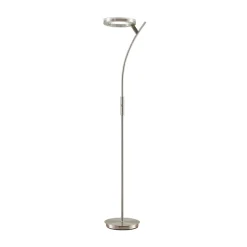 Lindby LED-lattiavalaisin Darion, harmaa, metallia, himmennettävä, 180cm