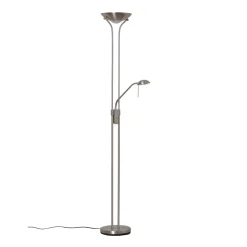 Lindby LED-lattiavalaisin Josefin, nikkeli, lukuvalo, himmennettävä