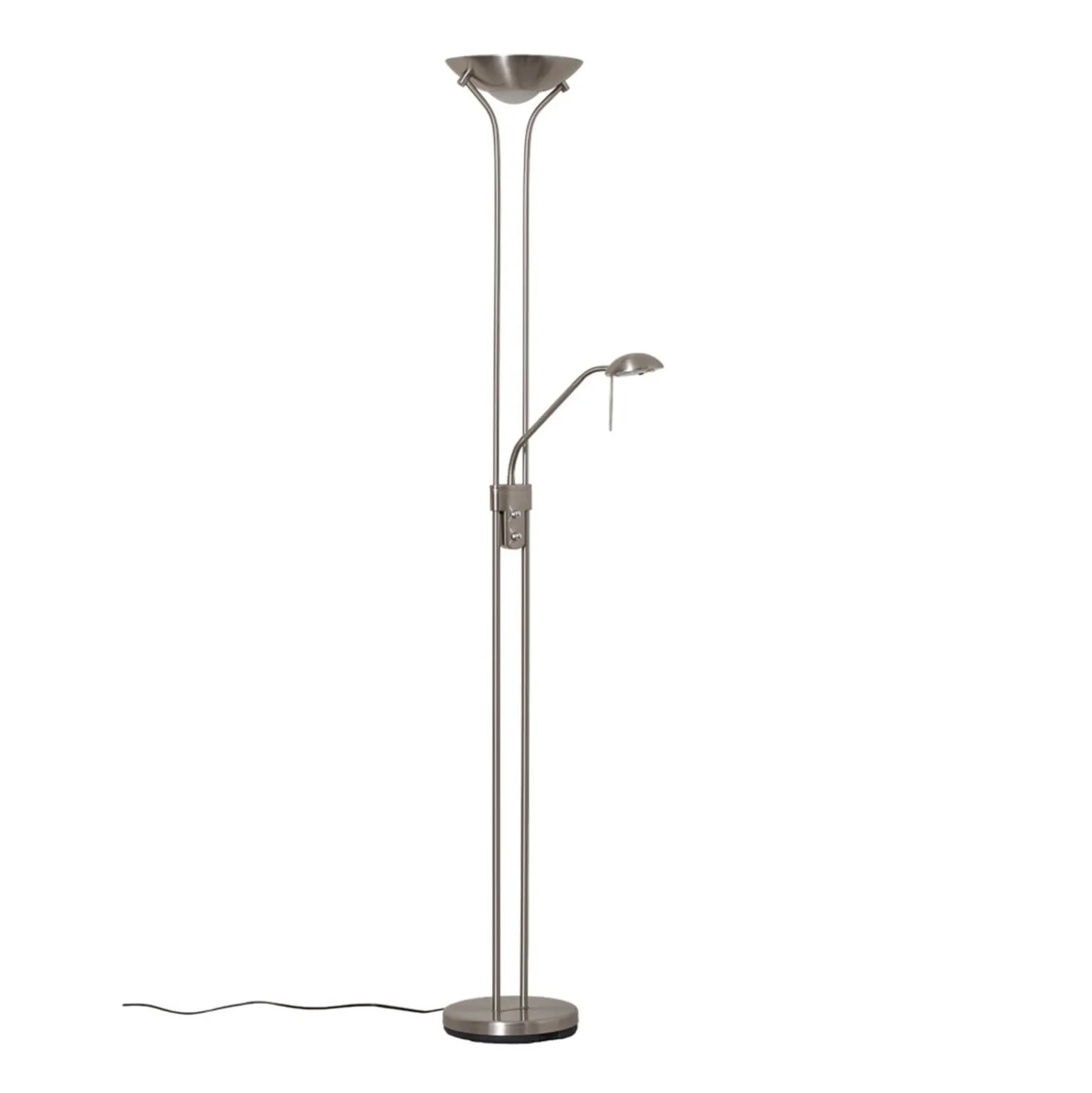 Lindby LED-lattiavalaisin Josefin, nikkeli, lukuvalo, himmennettävä