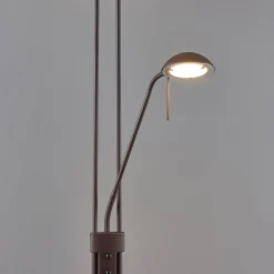 Lindby LED-lattiavalaisin Yveta, ruosteenvärinen, metallia, himmennettävä
