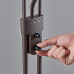 Lindby LED-lattiavalaisin Yveta, ruosteenvärinen, metallia, himmennettävä