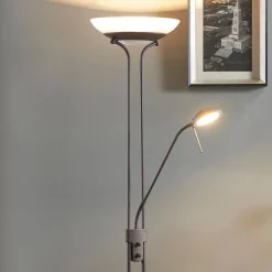 Lindby LED-lattiavalaisin Yveta, ruosteenvärinen, metallia, himmennettävä