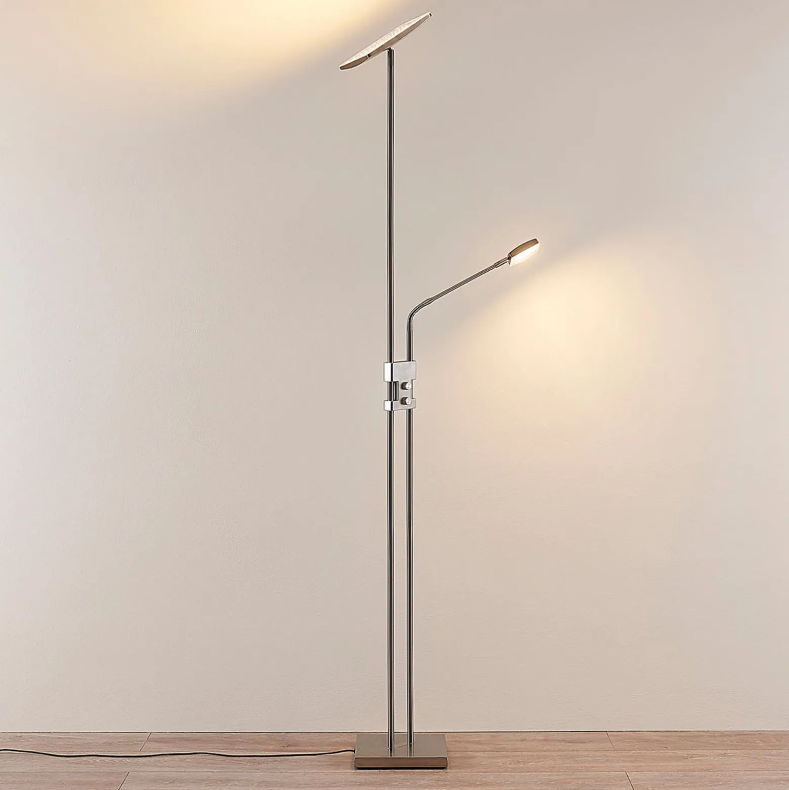 Lindby LED-lattiavalo Jonne, kulmikas, lukuvarsi, himmennettävä, 180 cm