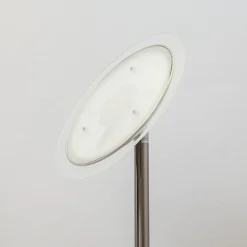 Lindby LED-lattiavalo Malea, nikkeli, lukulamppu, himmennettävä