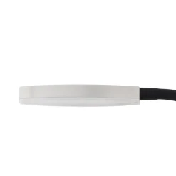 Lindby LED-lukulamppu Flexola, nikkeli, pyöreä, metalli, pistoke, pistoke