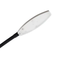 Lindby LED-lukulamppu Flexola, nikkeli, pyöreä, metalli, pistoke, pistoke
