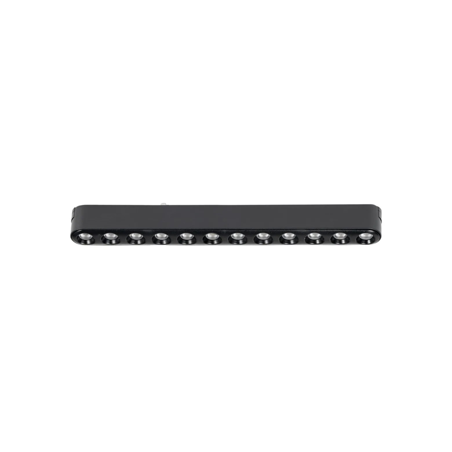 Lindby LED-nauha 48V Lumaro,musta,12 pistettä,2,4cm,himmennettävä