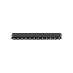 Lindby LED-nauha 48V Lumaro,musta,12 pistettä,2,4cm,himmennettävä