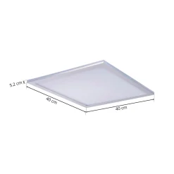Lindby LED-paneeli Livel, CCT, 40 cm x 40 cm, kaukosäädin