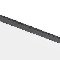 Lindby LED-paneeli Nelios, 80 x 30 cm, 4 000K, musta, metallia